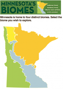 The biomes of Minnesota. Credit - Minnesota Department of Natural Resources